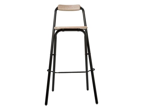 Taburete Alto Plegable Louna Madera