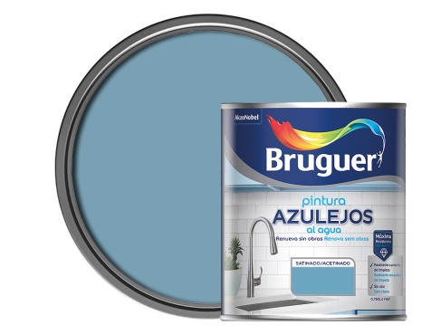 Esmalte Al Agua Azulejos Azul Oceano
