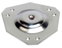 Pletina Pata Mesa Cromada ø130mm