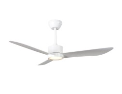 Ventilador De Techo Con Luz Caurus Blanco