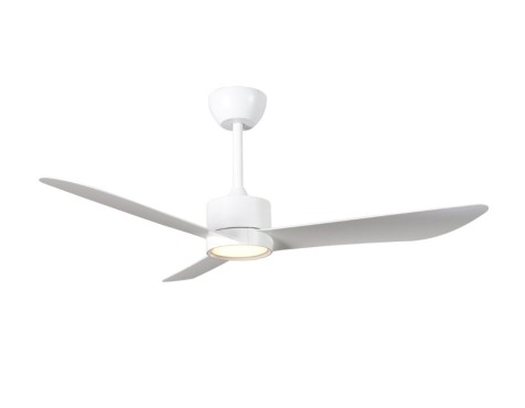 Ventilador De Sostre Amb Llum Caurus Blanc