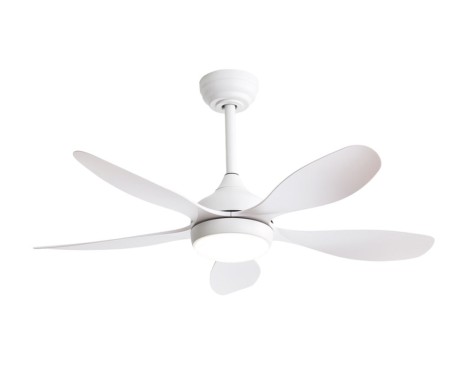 Ventilador De Techo Con Luz Grecale Blanco