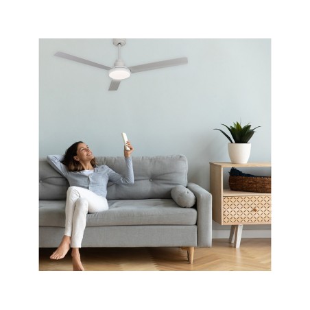 Ventilador De Sostre Amb Llum Kaze Blanc