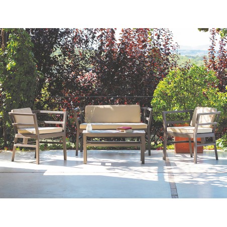 Sillón Jardín Click-Clack Chocolate