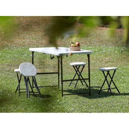 Taula Plegable De Jardí Easytable Blanca