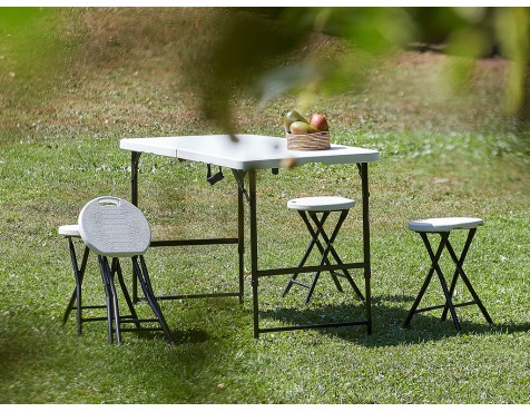Taula Plegable De Jardí Easytable Blanca