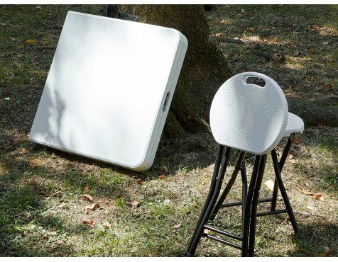 Taula Plegable De Jardí Easytable Blanca