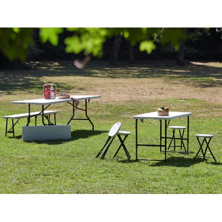 Taula Plegable De Jardí Easytable Blanca