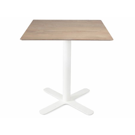 Mesa Jardín Cuadrada Goya Roble/Blanco