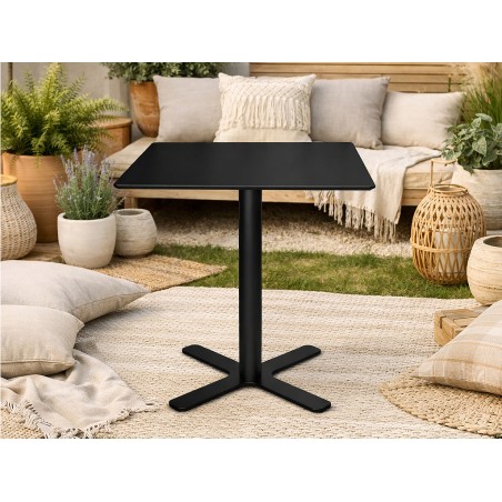 Mesa Jardín Cuadrada Goya Negro