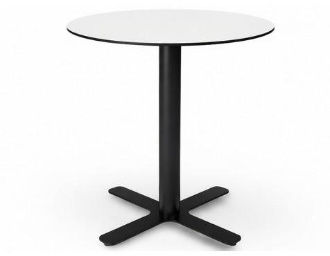 Mesa Jardín Redonda Goya Negra/Blanco