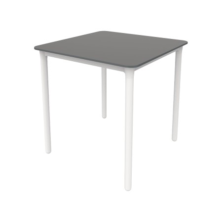 Mesa Jardín Cuadrada Marsella Gris/Blanco