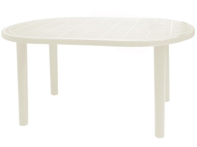 TAULA JARDÍ OLOT OVAL BLANC
