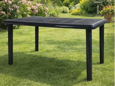 MESA JARDÍN OLOT OVAL GRIS...