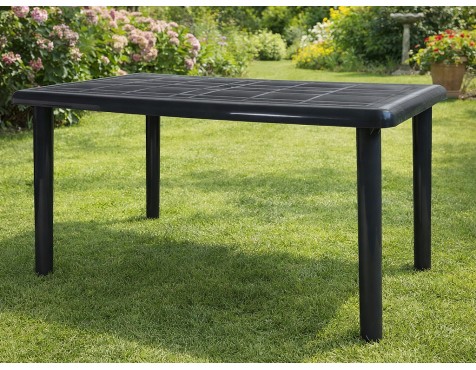 Mesa Jardín Olot Oval Gris Volcánico