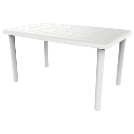 Taula Jardí Olot Rectangular Blanc