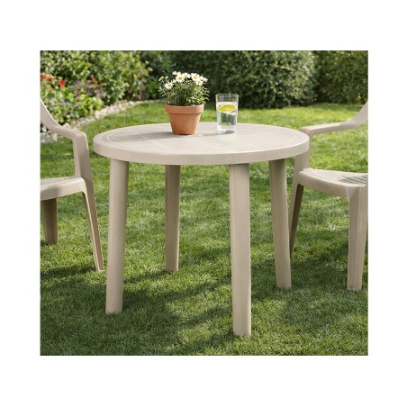 Mesa Jardín Olot Redonda Arena