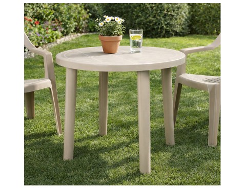 Mesa Jardín Olot Redonda Arena