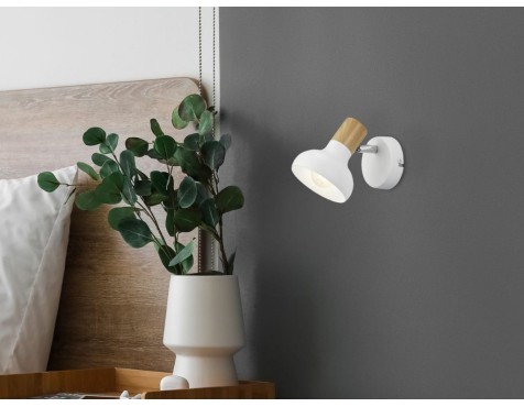 Aplique De Pared Latika Blanco