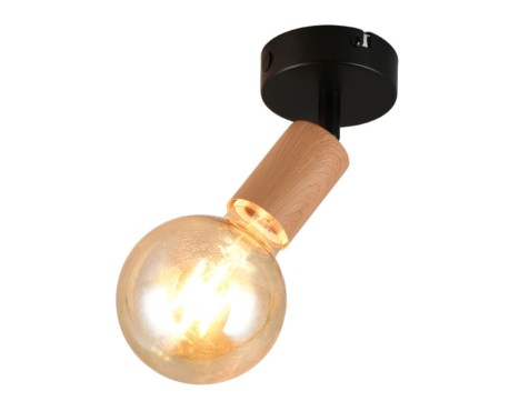 Foco Lamego Metal Y Madera