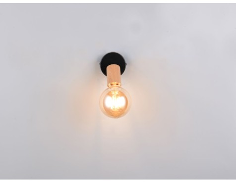 Foco Lamego Metal Y Madera