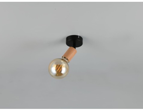 Foco Lamego Metal Y Madera