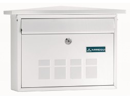 Buzón De Correo Arregui Deco Acero Blanco