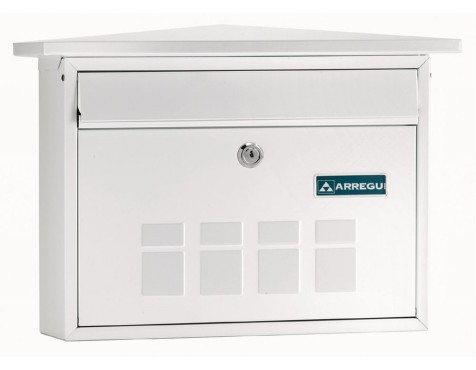 Buzón De Correo Arregui Deco Acero Blanco