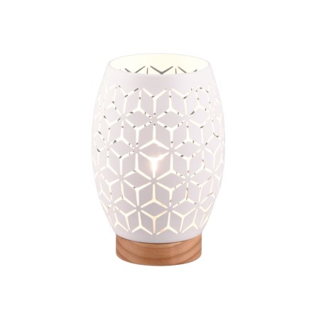 Lámpara De Mesa Bidar Blanca
