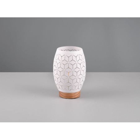 Lámpara De Mesa Bidar Blanca