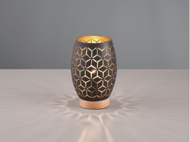 LLUM DE TAULA BIDAR NEGRA