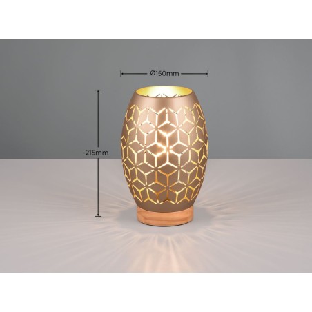 Lámpara De Mesa Bidar Café
