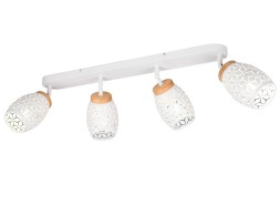 Regleta 4 Focus Bidar Blanca