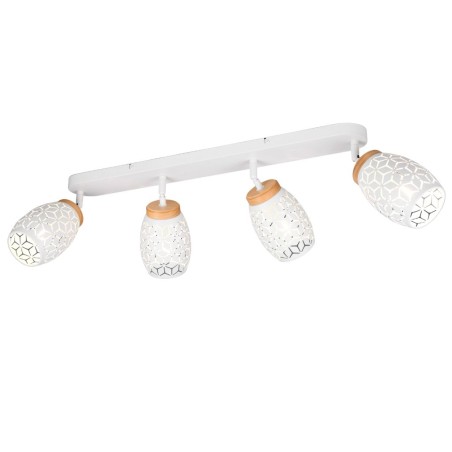Regleta 4 Focus Bidar Blanca