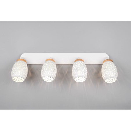 Regleta 4 Focus Bidar Blanca