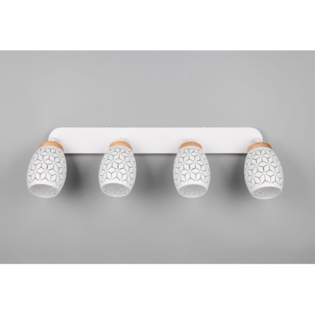 Regleta 4 Focus Bidar Blanca