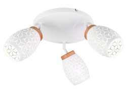 Plafón 3 Focos Bidar Blanc