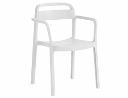 Cadira De Jardí Amb Braços June Blanc
