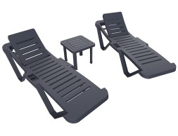Set 2 Gandules Master+Taula Andorra Gris