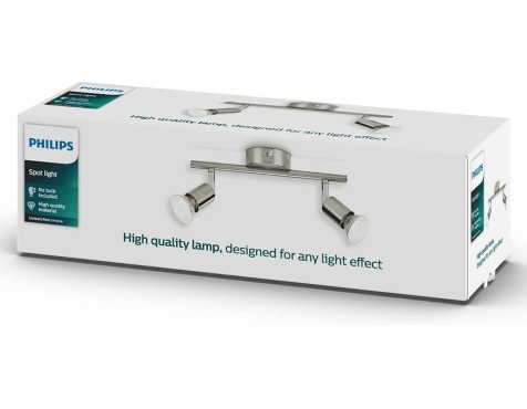  Regleta 2 Focus Philips Limbali Crom