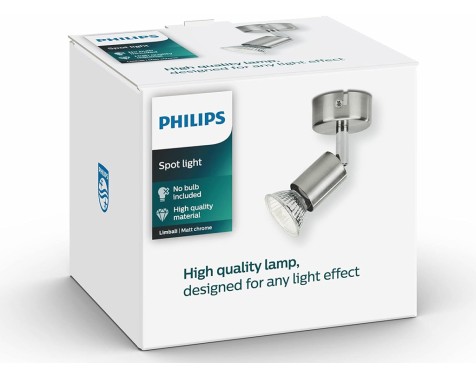 Foco Techo Philips Limbali Cromo