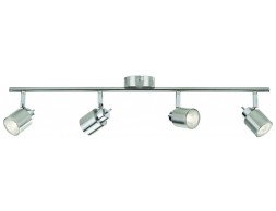 Regleta 4 Focos Philips Meranti Cromo