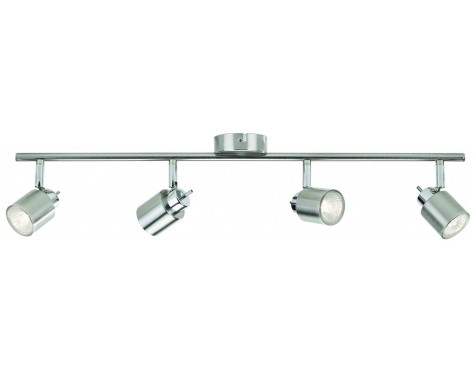 Regleta 4 Focos Philips Meranti Cromo