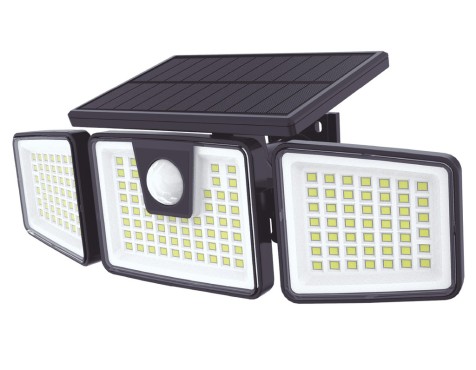Projector Solar Amb Sensor Orientable Marlo Negro