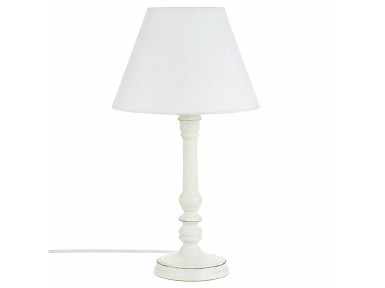 LÁMPARA DE MESA LEO BLANCA