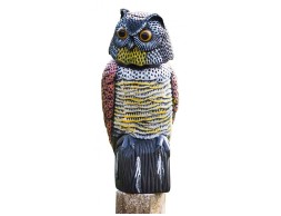 Búho Espatapájaros Con Cabeza Giratoria