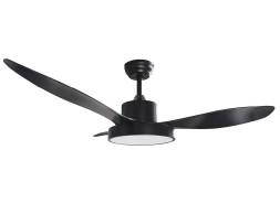 Ventilador De Sostre Amb Llum Biula Negre