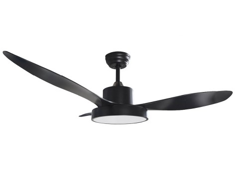Ventilador De Sostre Amb Llum Biula Negre