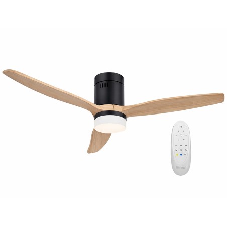 Ventilador De Sostre Kasama Negre/Fusta