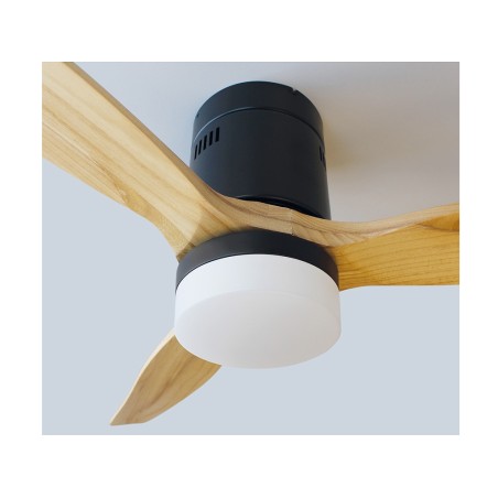 Ventilador De Sostre Kasama Negre/Fusta
